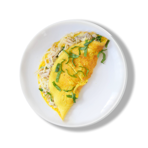 Chicken Cheese Omelette